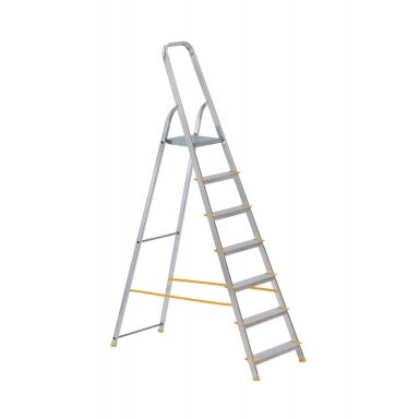 Kopėčios aliuminės 7 pakopų 140-217 cm 1917